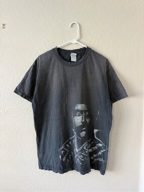 Y2K Emiliano Zapata Mexican Revolutionary shirt faded size large